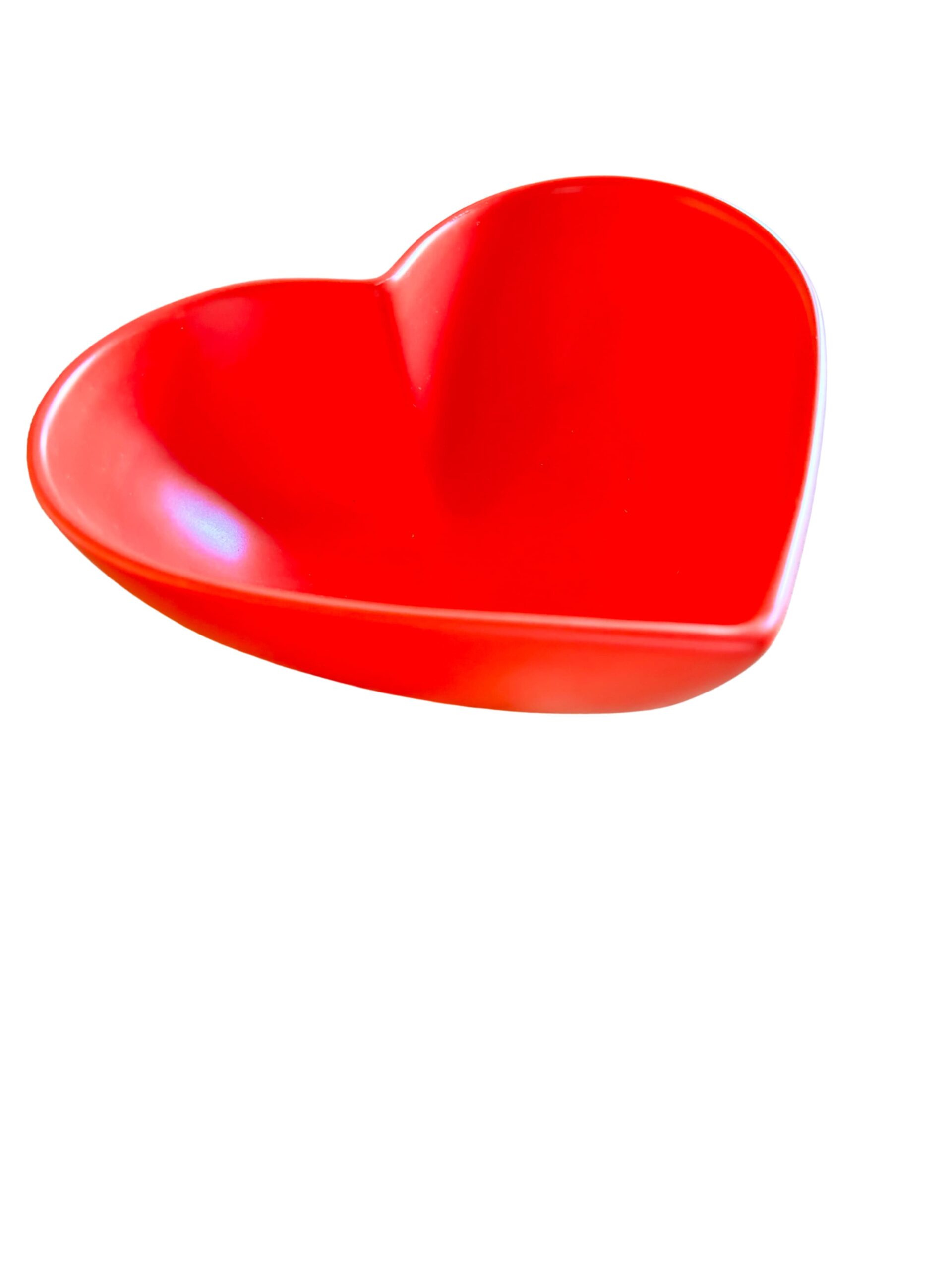 ciotola cuore rosso