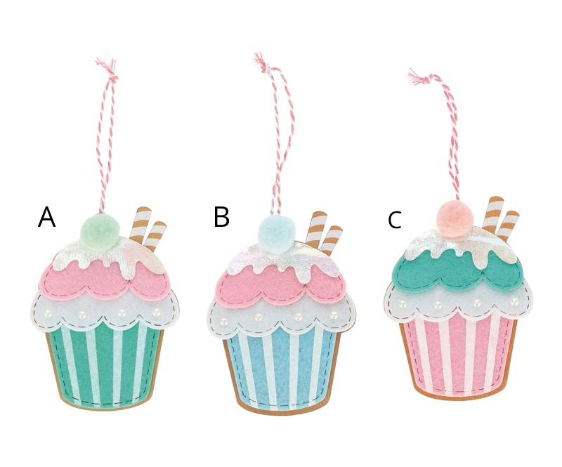 appendino cupcake color pastello