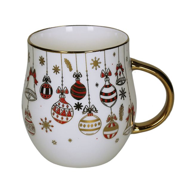 tazza palline di natale